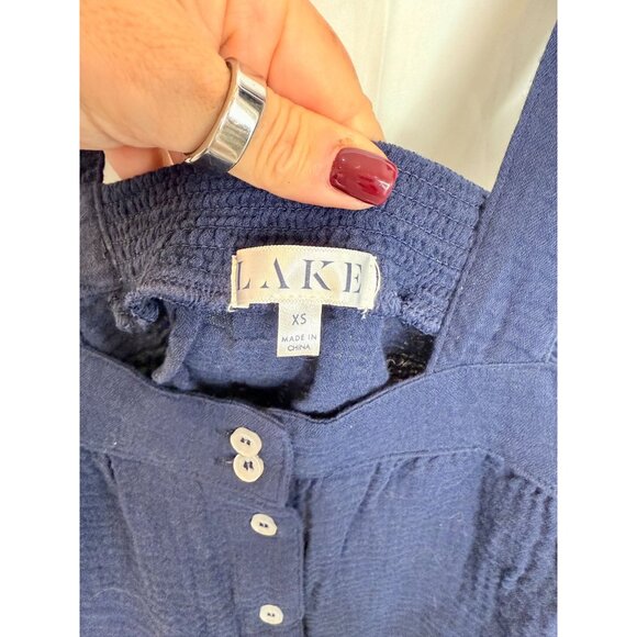 LAKE Hamptons Pants Set in English Navy NWOT - Size XS - Picture 6 of 13